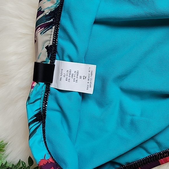 La Blanca Fold-Over Swim Bikini Bottom Size 12 - Picture 6 of 7